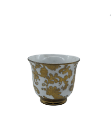 Vintage Flora Porcelain Tea Cup,Coffee Cup With Gold Rim