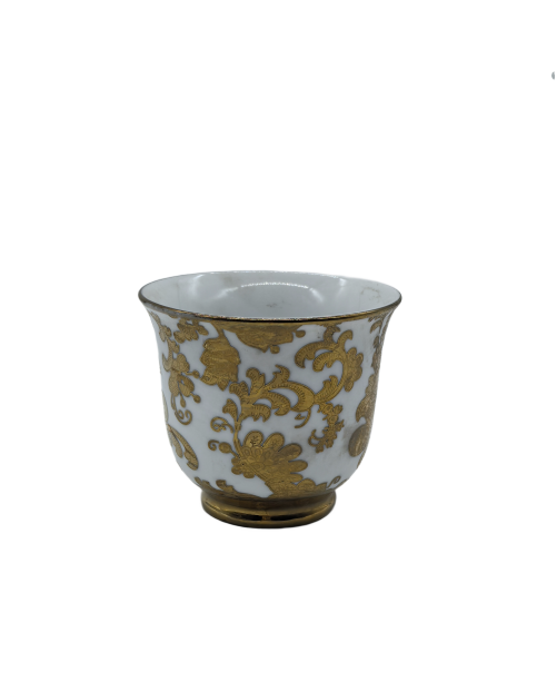 Vintage Flora Porcelain Tea Cup,Coffee Cup With Gold Rim