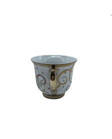 Vine Porcelain Tea Cup,Coffee Cup With Gold Rim