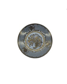 Porcelain Saucer With Flora Embossed Design,Plate For TeaCups