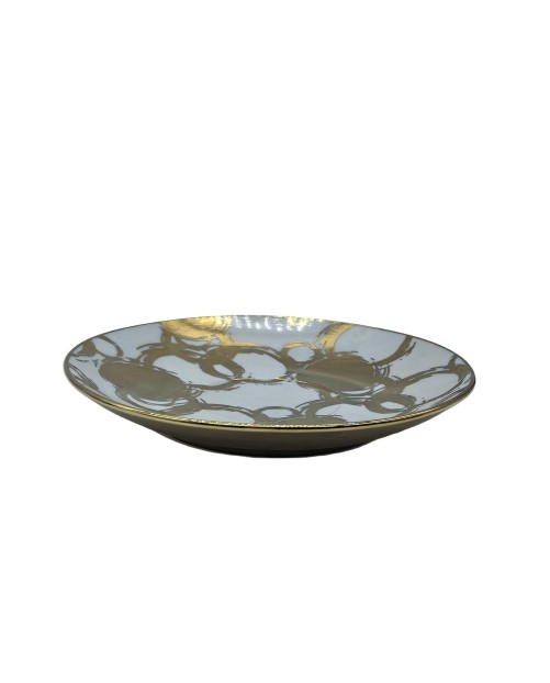 Euro Style Porcelain Tea Cup And Saucer Set,Coffee Cup With Gold Rim