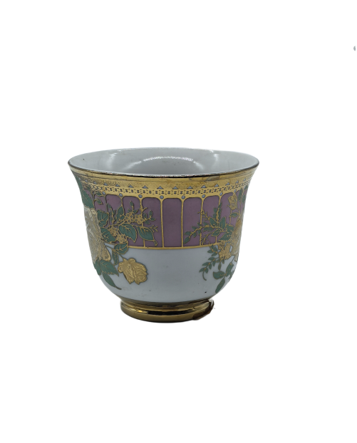 Gold Rose Porcelain Tea Cup,Coffee Cup With Gold Rim
