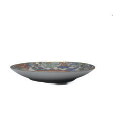 Peony Porcelain Saucer With Gold Rim,Plate For TeaCups