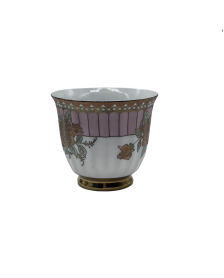 Court Style Porcelain Tea Cup,Coffee Cup With Gold Rim