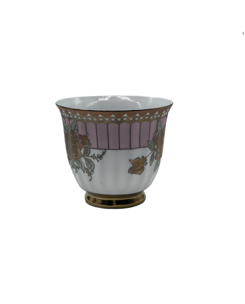 Court Style Porcelain Tea Cup,Coffee Cup With Gold Rim